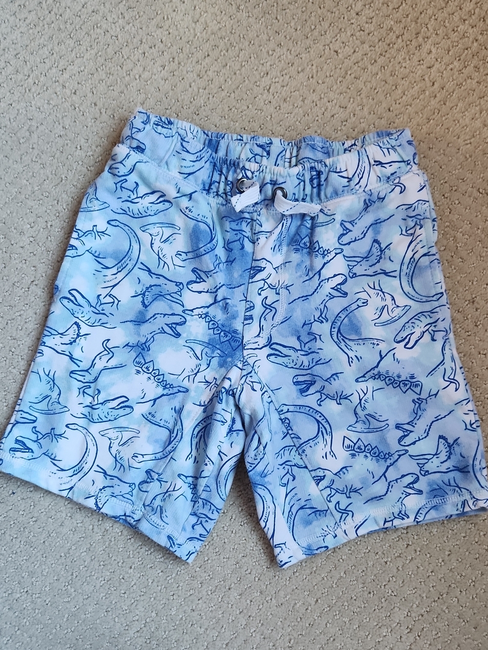 ❤️3/15$❤️Cat & Jack Light Blue Dino Swim Trunks
